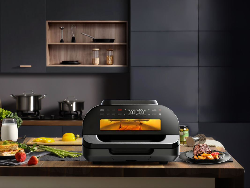Home Smart 10l 7 en 1 Friter sin aceite Ventana de observación de energía Xl Air Flyer Friter Grill
