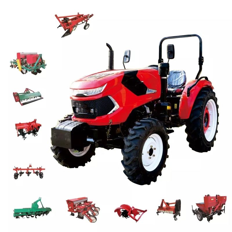 Tractor de ruedas de engranaje para la agricultura 2500 KG Máquina agrícola de trabajo pesado Certificado CE