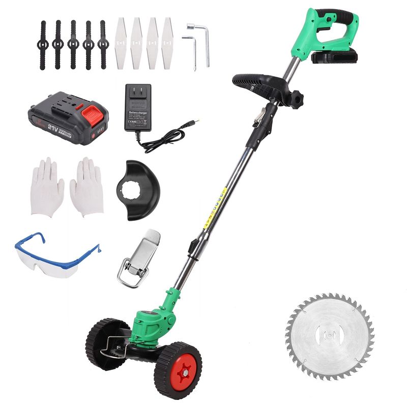 Cortador de césped sin cables con batería motor de 173CC 1200W Alturas de corte ajustables