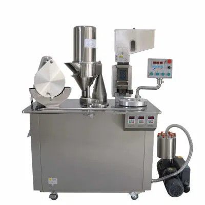 Máquina de llenado de cápsulas de polvo tamaño 4 tamaño 5 10000-25000pcs/hora Velocidad