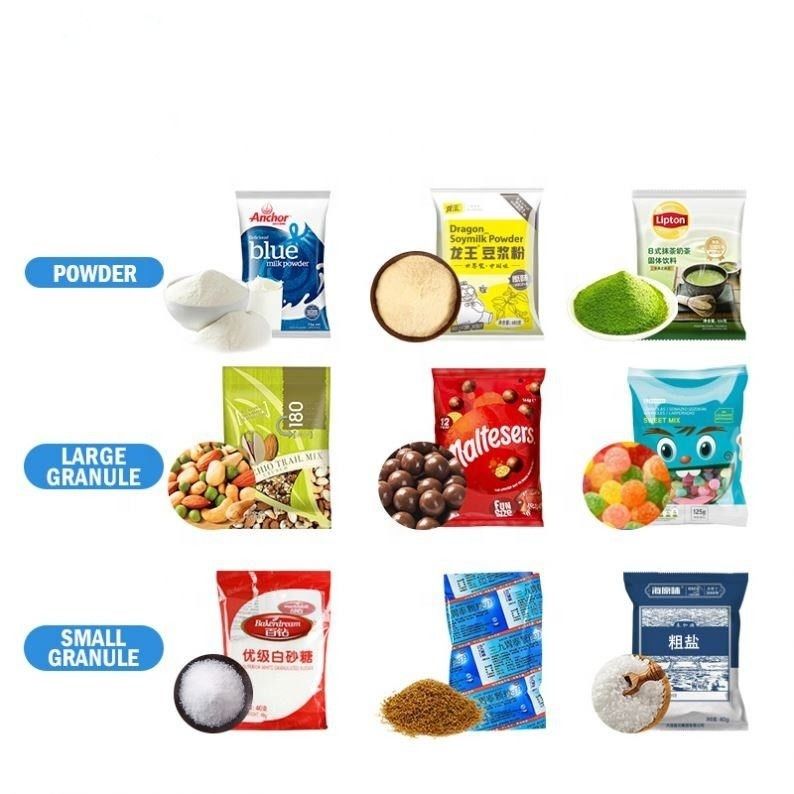 Máquina de embalaje automática para la industria de alimentos y bebidas con capacidad de 60-100 bolsas