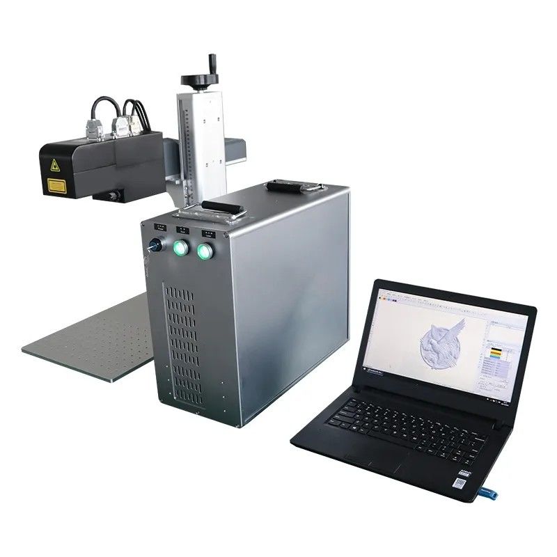 Máquina de marcado con láser de enfoque dinámico 3d de 100W Mopa JPT