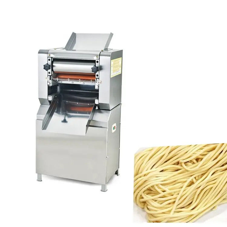 Máquina de hacer fideos de acero inoxidable Cortar espesor ajustable Masa Pasta fresca Para hacer herramienta de cocina