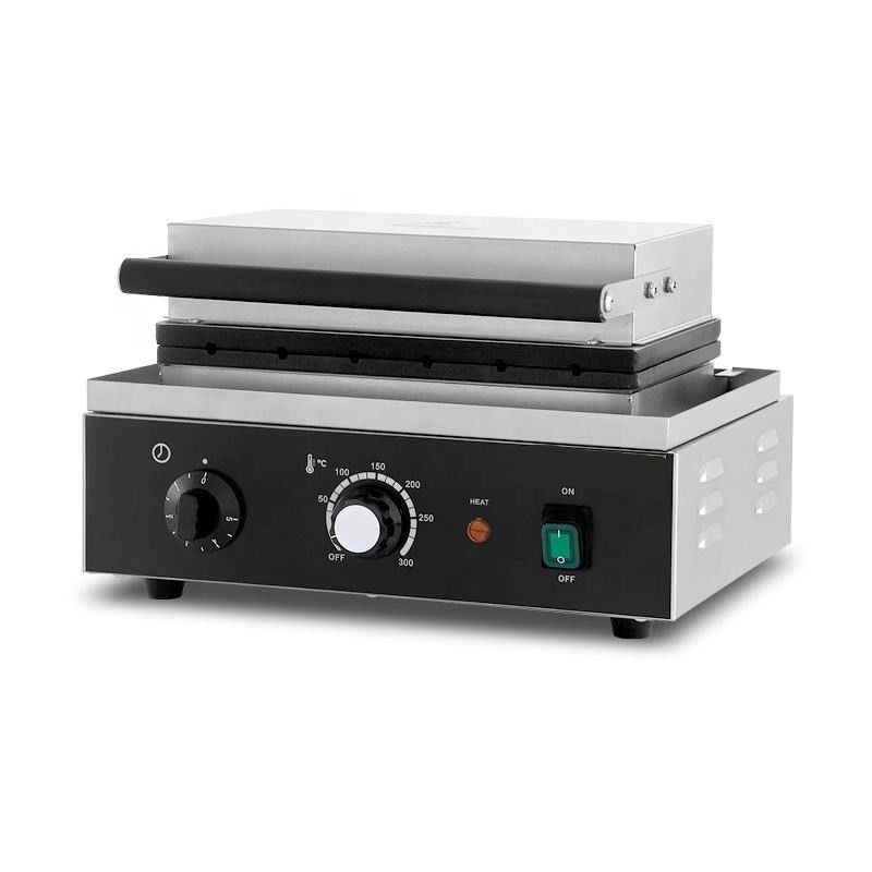 CE Hierro Fundido Máquina eléctrica de otros bocadillos comercial coreano Navidad 6 bastón Waffle de maíz Hot Dog Maker