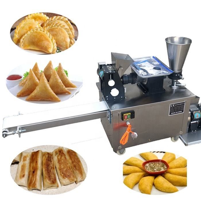 12/15cm Máquina automática de empanadas de gran tamaño / gran masa de Samosa Pierogi máquina de hacer rollos de primavera
