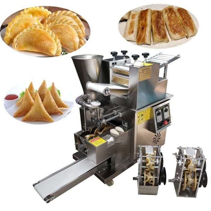 12/15cm Máquina automática de empanadas de gran tamaño / gran masa de Samosa Pierogi máquina de hacer rollos de primavera