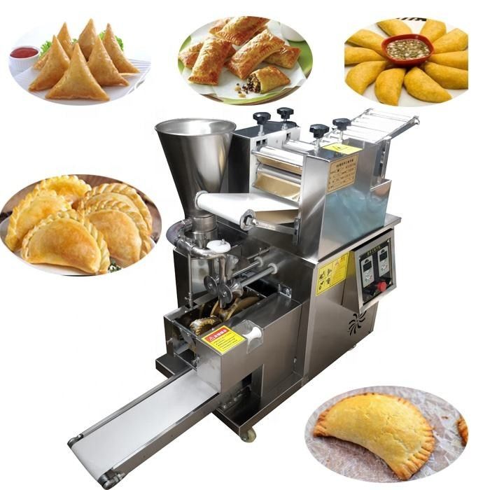 12/15cm Máquina automática de empanadas de gran tamaño / gran masa de Samosa Pierogi máquina de hacer rollos de primavera