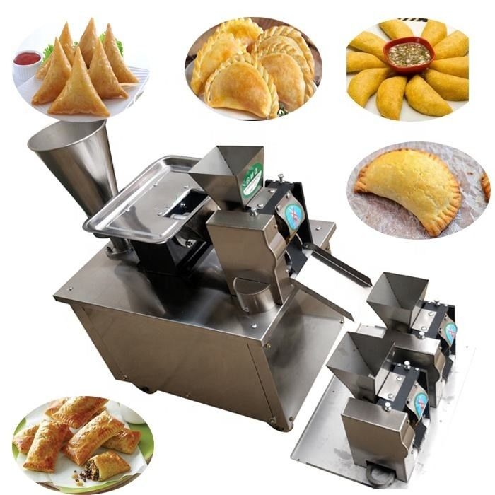 12/15cm Máquina automática de empanadas de gran tamaño / gran masa de Samosa Pierogi máquina de hacer rollos de primavera