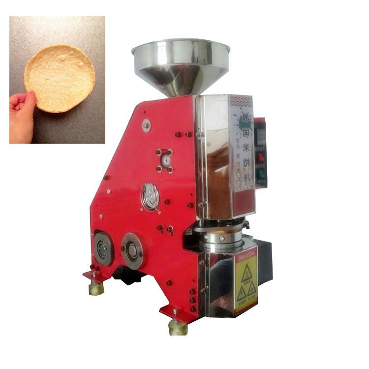 Máquina para hacer pasteles de arroz de Corea / Snack Food Crispy Thin Rice Cake Making Machine