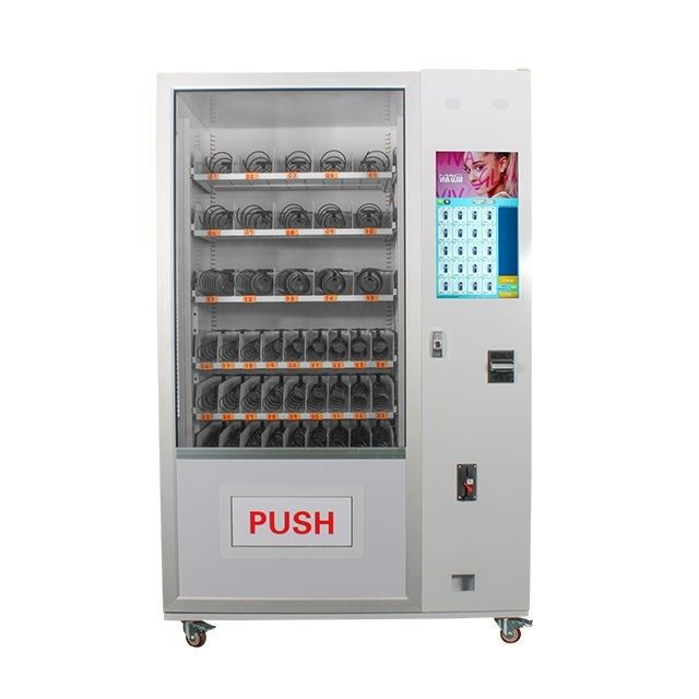 Máquina de venta de agua de venta caliente automática de bocadillos de bebida inteligente máquina de venta de combo barata para alimentos y bebidas artículos minoristas
