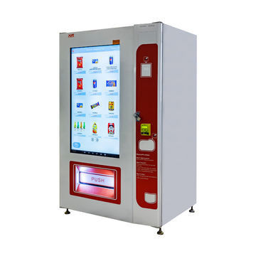 Máquina de venta de pantalla LCD de publicidad inteligente de pie libre en interiores con interfaz de usuario de pantalla táctil personalizada, digital administrada remotamente