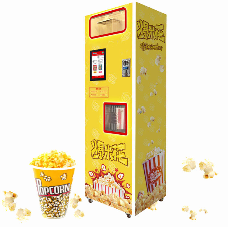 Mejor venta Máquina automática de ventas de palomitas de maíz para niños Inteligente fabricante de palomitas de maíz