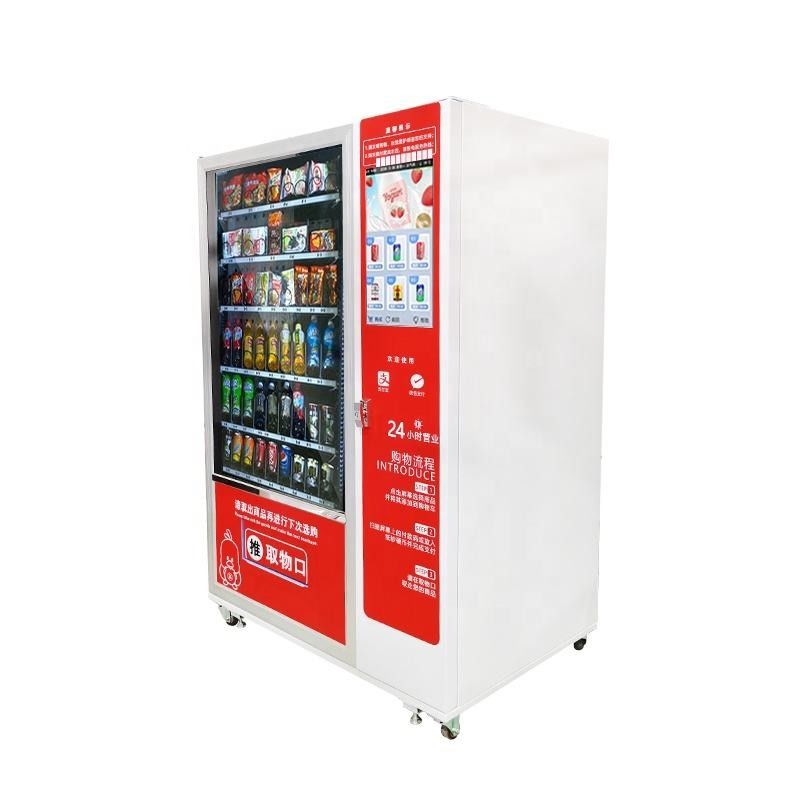 En Pakistán Precio Código Qr Máquina automática de venta de refrigerios con operador de monedas