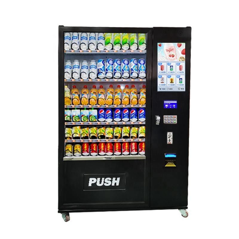 En Pakistán Precio Código Qr Máquina automática de venta de refrigerios con operador de monedas