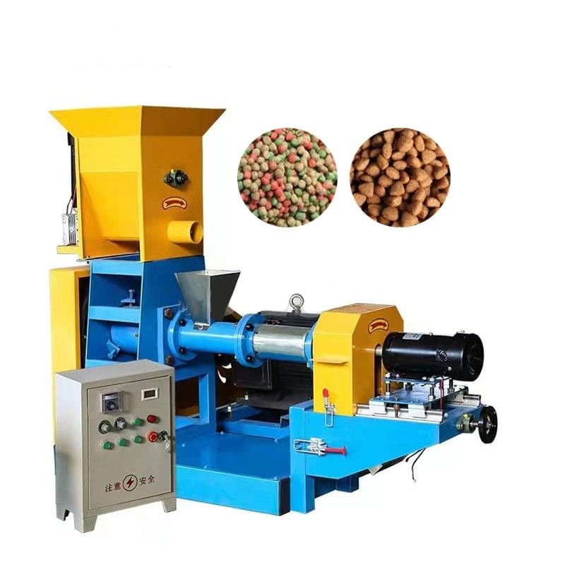 Extrusor de granos de maíz de arroz de trigo de gran capacidad automática pequeña máquina de fabricación de bocadillos