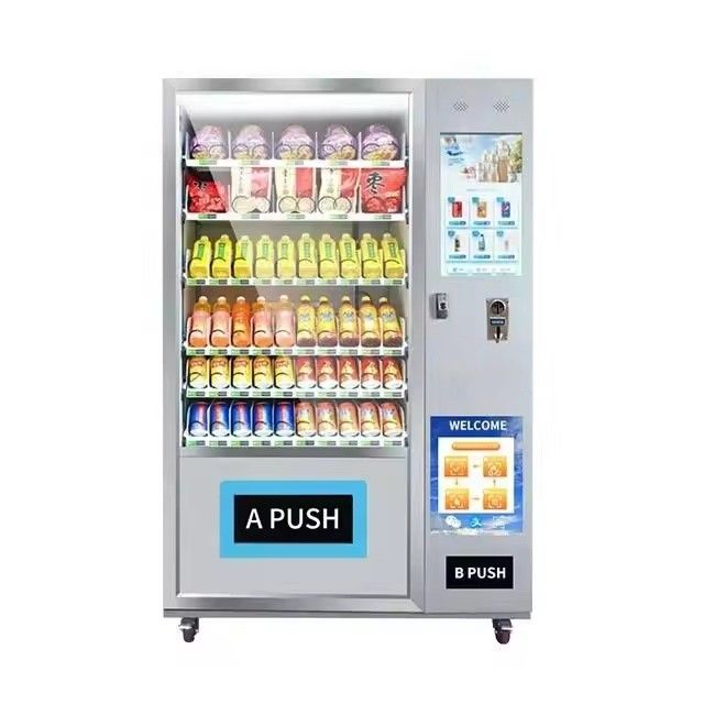 Combo Suministro de fábrica de alta calidad Servicios completos buenos alimentos saludables aperitivos y bebidas máquinas expendedoras en venta