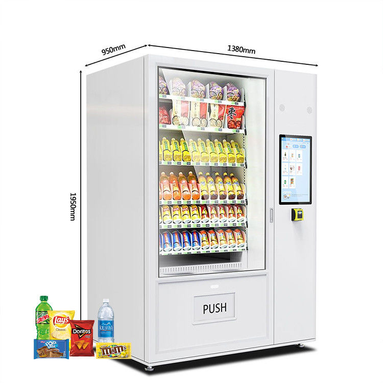 Red Wifi 4G Máquina automática de venta de jugo para bebidas saludables y convenientes