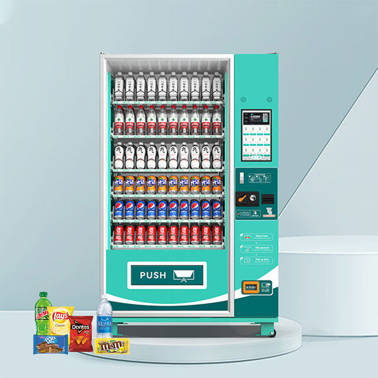 Red Wifi 4G Máquina automática de venta de jugo para bebidas saludables y convenientes