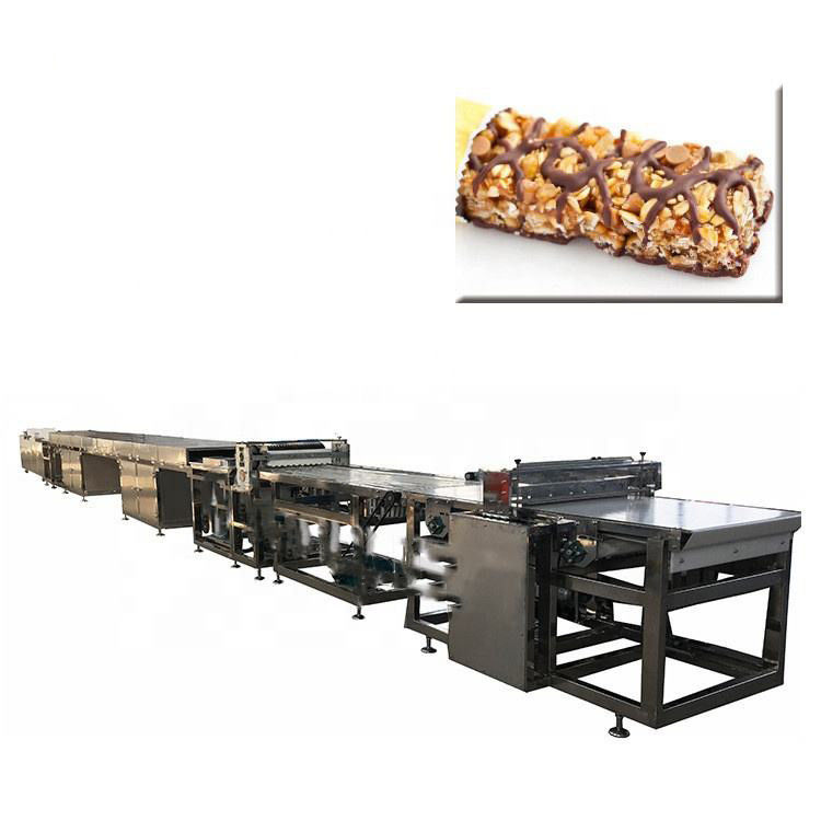 Línea de producción de bocadillos totalmente automática Máquina de fabricación de bocadillos personalizable con alta productividad