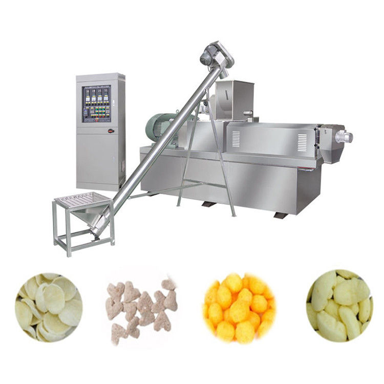 Máquina de fabricación de bocadillos totalmente automática para la industria alimentaria Equipo Productos finales Fritas congeladas Línea de producción