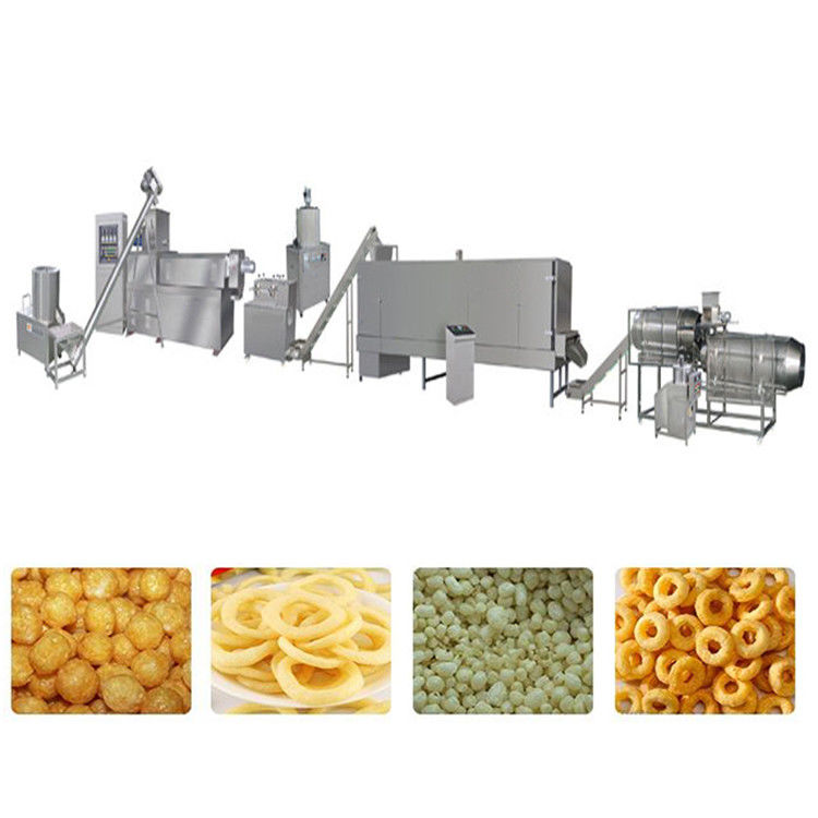 Línea de producción de bocadillos totalmente automática Fabricante de bocadillos eléctricos para un procesamiento de alimentos consistente