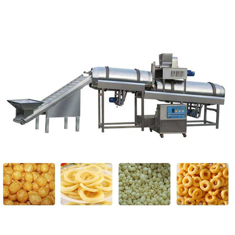 Línea de producción de bocadillos totalmente automática Fabricante de bocadillos eléctricos para un procesamiento de alimentos consistente