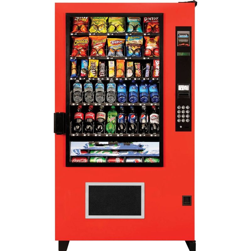 Tecnología avanzada de pantalla táctil Máquina automática de venta de jugo para una gran selección de productos